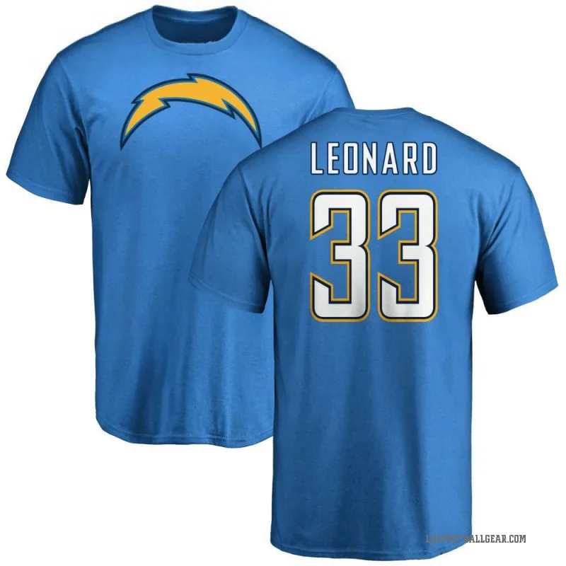 Deane Leonard Men's Blue Los Angeles Chargers T-Shirt -